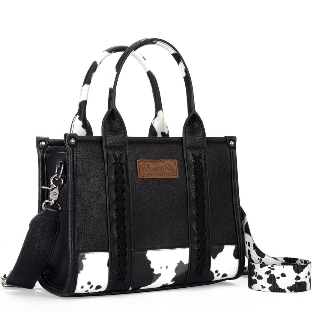 Wrangler Cow Print crossbody mini tote